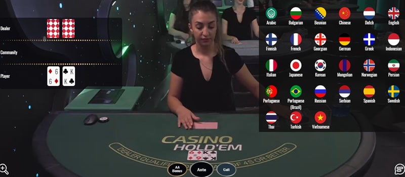 Casino Holdem Vivo Gaming