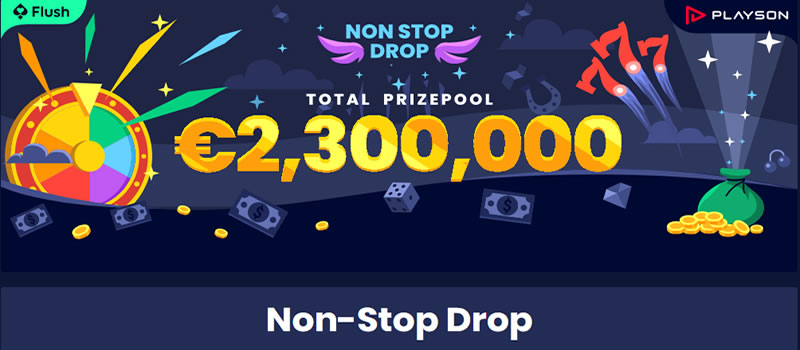 non stop drop flush casino