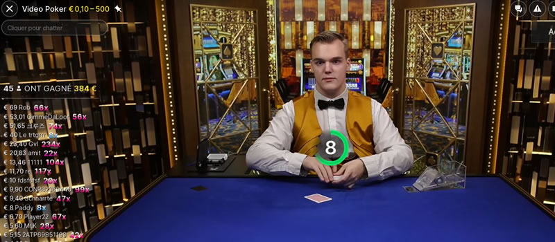 Vidéo Poker Live